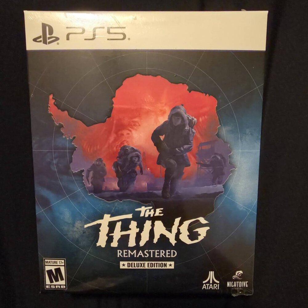 The Thing: Remastered – Physical Edition--PS5-New, poster, ID card, patch, case